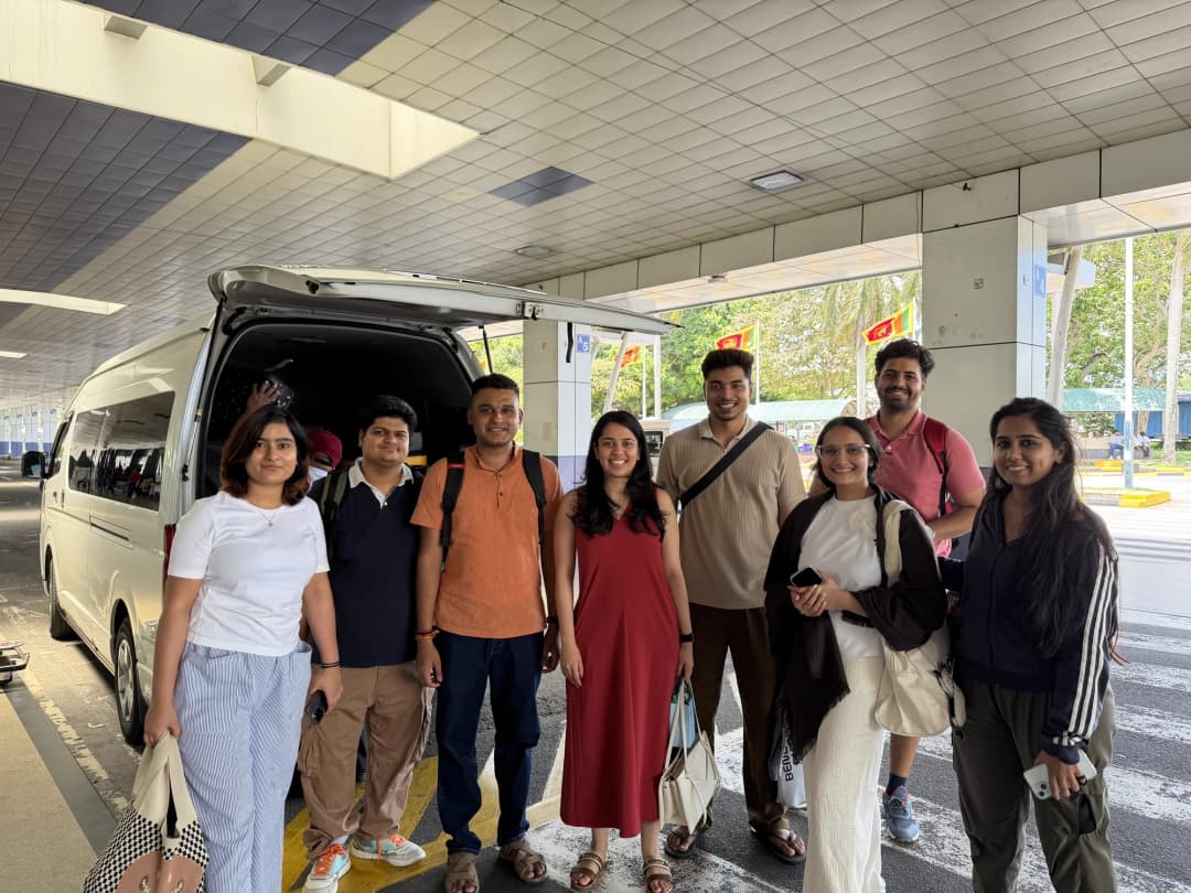 Arrival in Colombo
